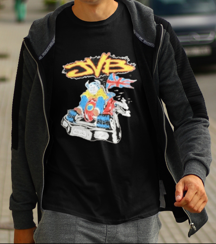 JVB Tour UK 2026 Viking Racer With Union Jack Flag T-Shirt