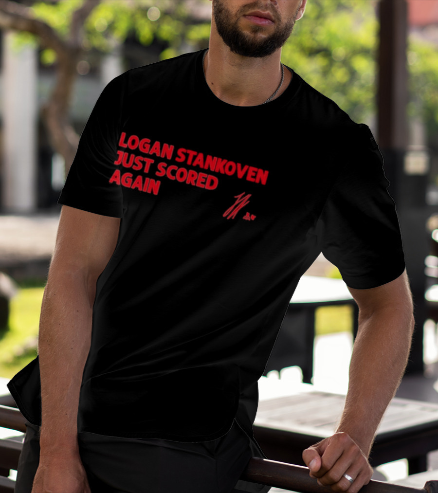 Logan Stankoven Just Scored Again 11 57 T-Shirt