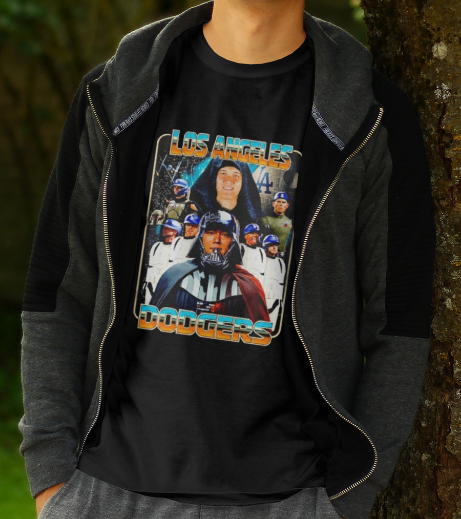 Los Angeles Dodgers Star Wars May The 4th Celebration T-Shirt