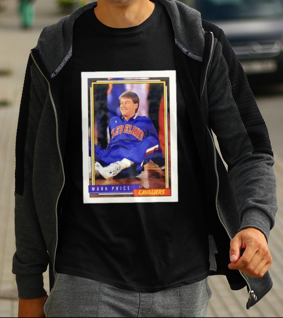 Cleveland Cavaliers Mark Price 1992 Basketball Trading Card Classic Moment T-Shirt