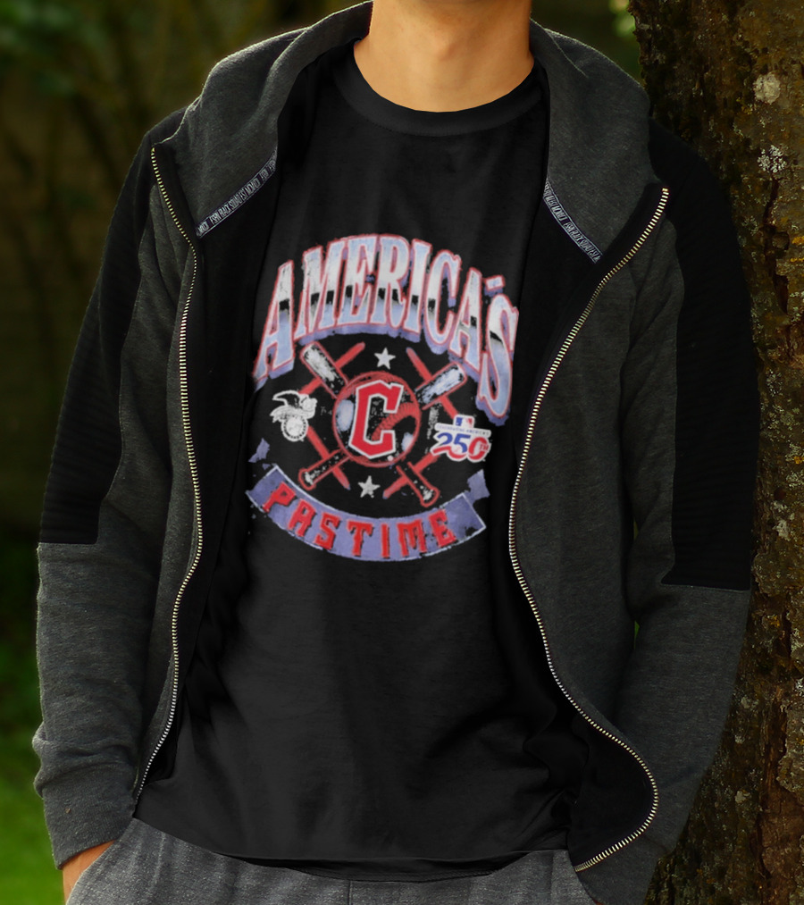 Cleveland Guardians 250th Anniversary America's Pastime T-Shirt