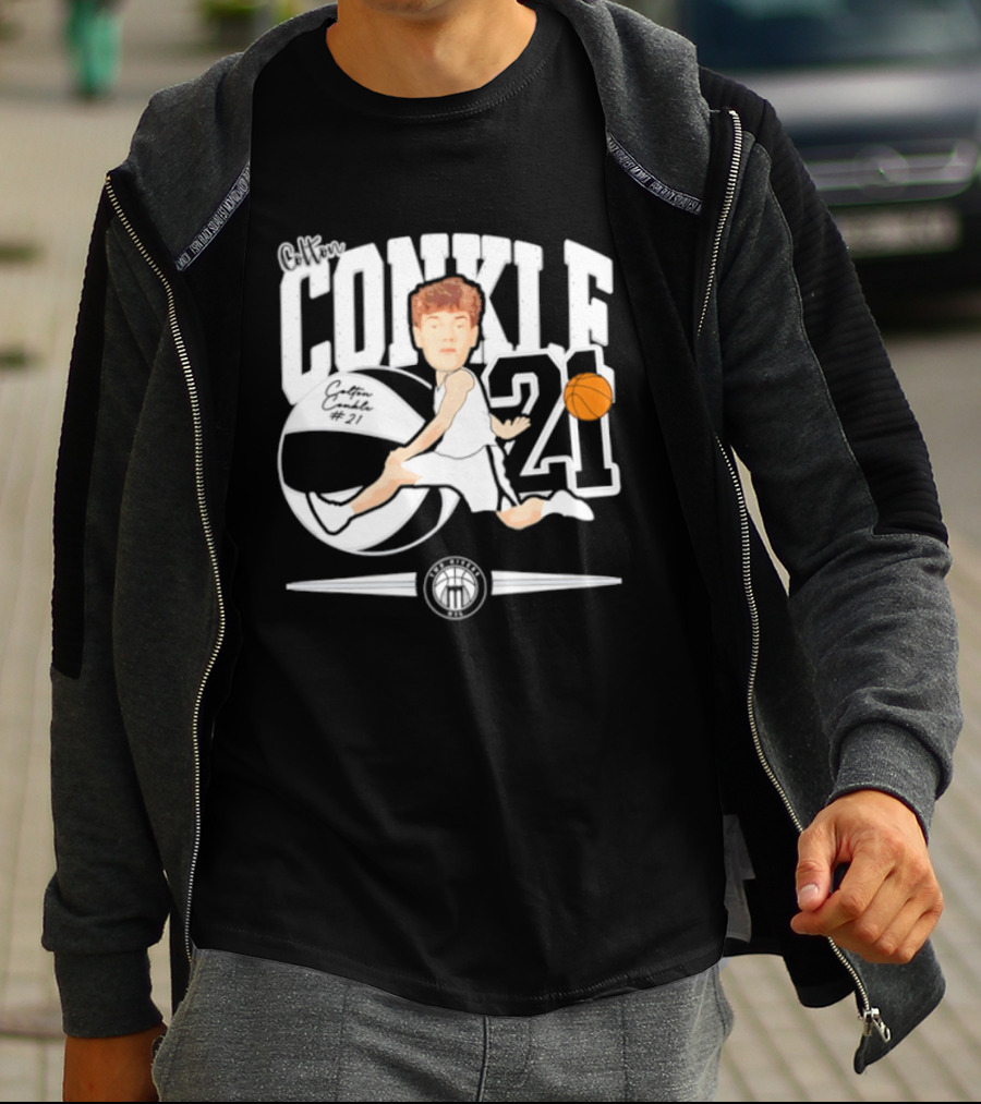 Colton Conkle 21 Basketball 2025 Marietta College T-Shirt