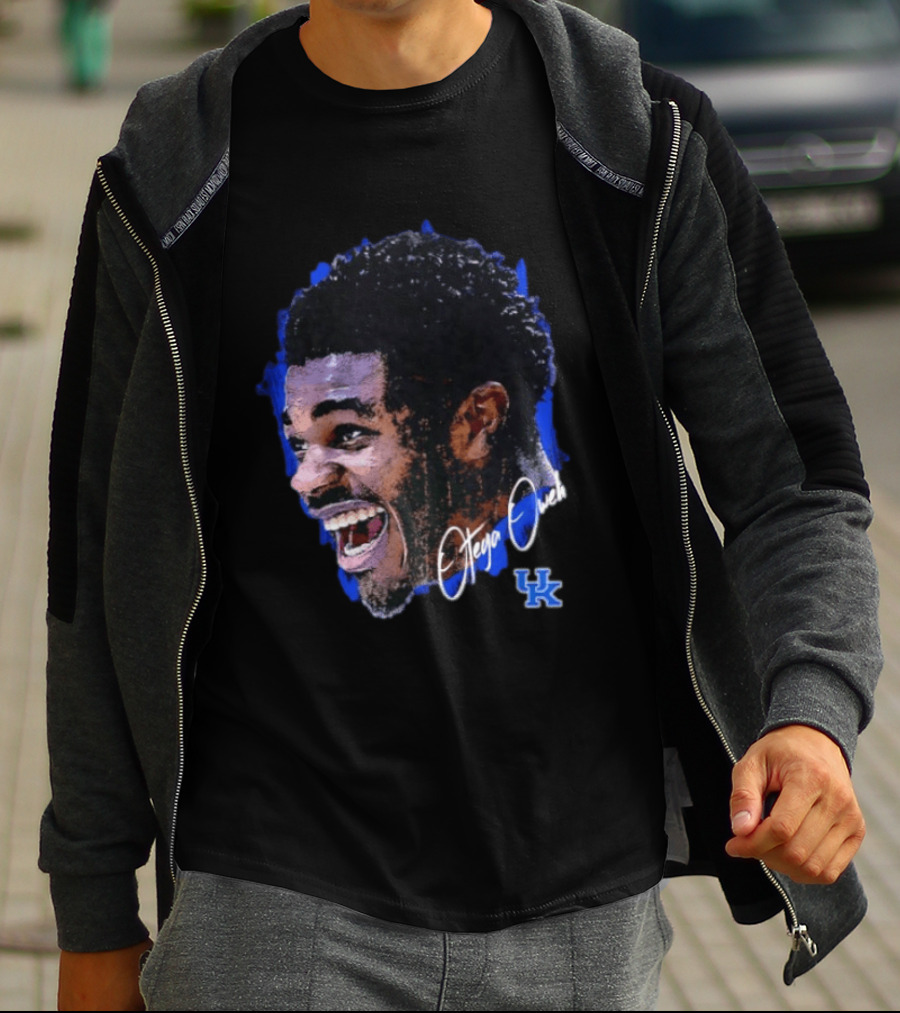 NCAA Men's Basketball Kentucky Wildcats Otega Oweh UK Basketball Fan Gear T-Shirt
