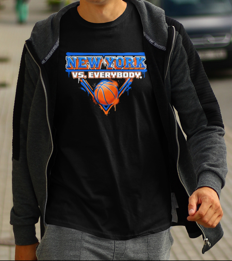 New York Vs Everybody Knicks Basketball NBA 2026 T-Shirt