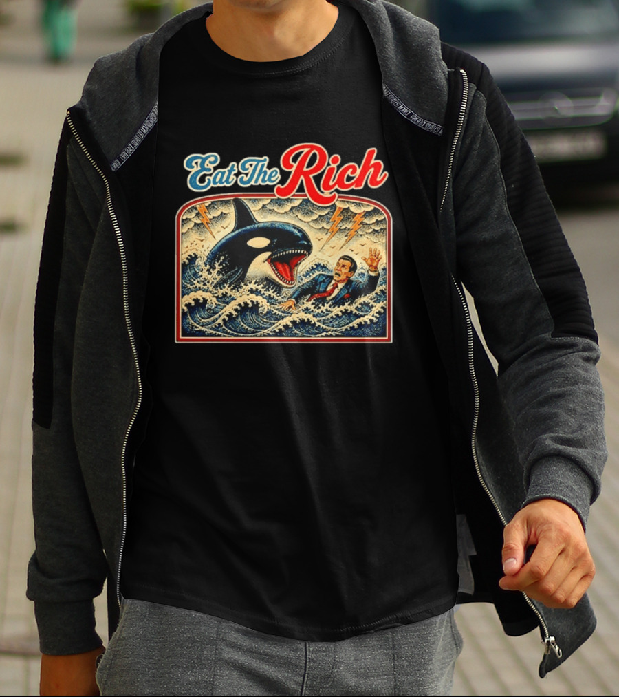 Eat The Rich Orca Billionaire T-Shirt