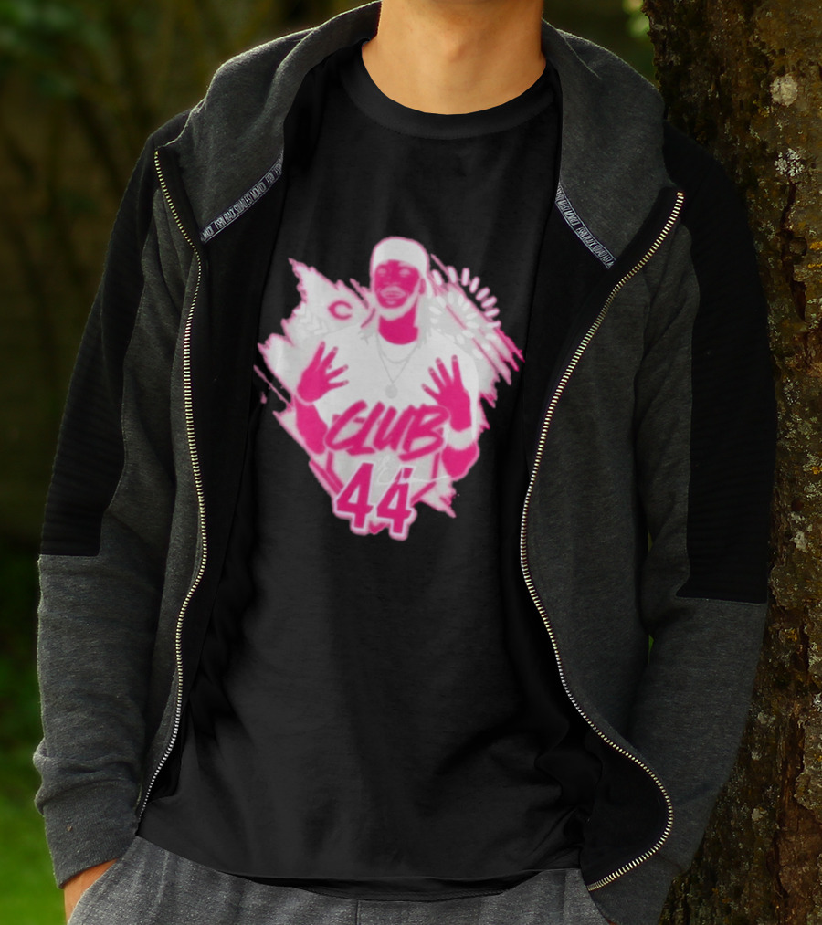 Elly De La Cruz Club 44 Pink Cincinnati Baseball T-Shirt
