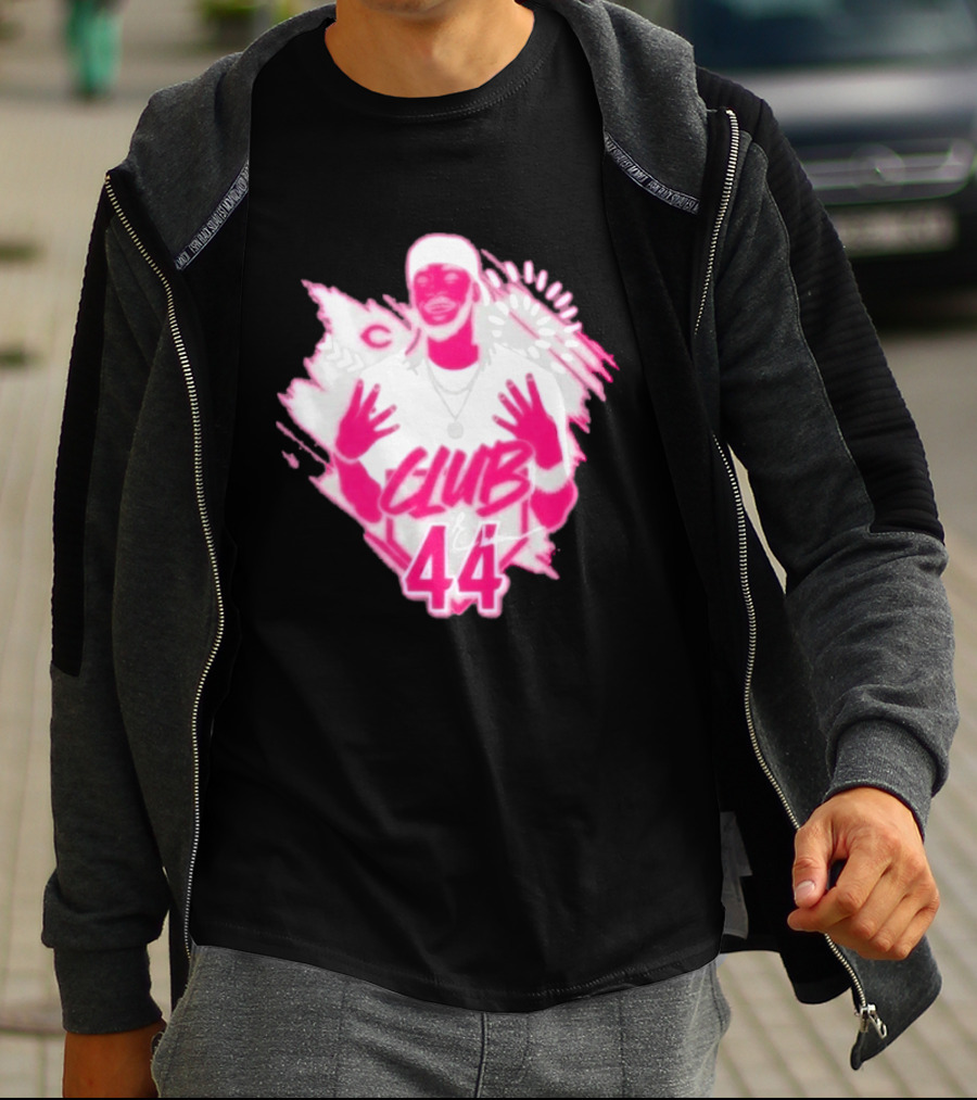 Elly De La Cruz Club 44 Pink Cincinnati Baseball T-Shirt