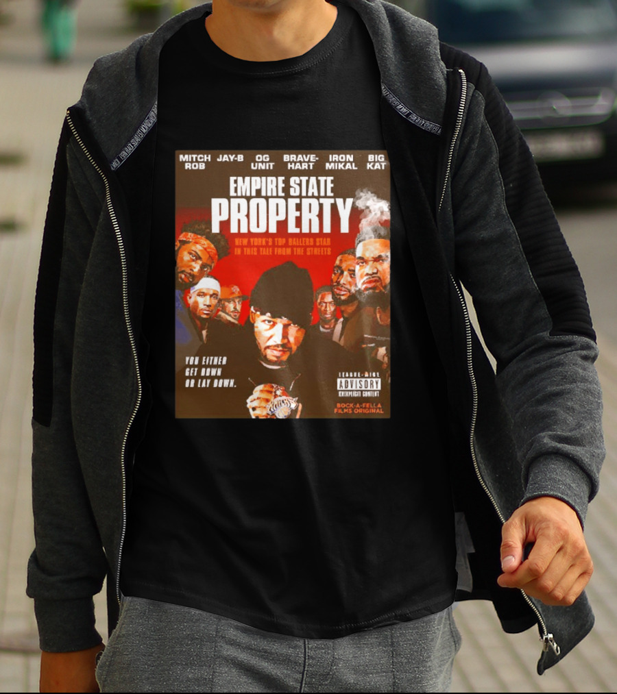 Mitch Rob Jay B OG Unit Brave Hart Iron Mikal Big Kat Empire State Property New York Knicks Baller Tale T-Shirt