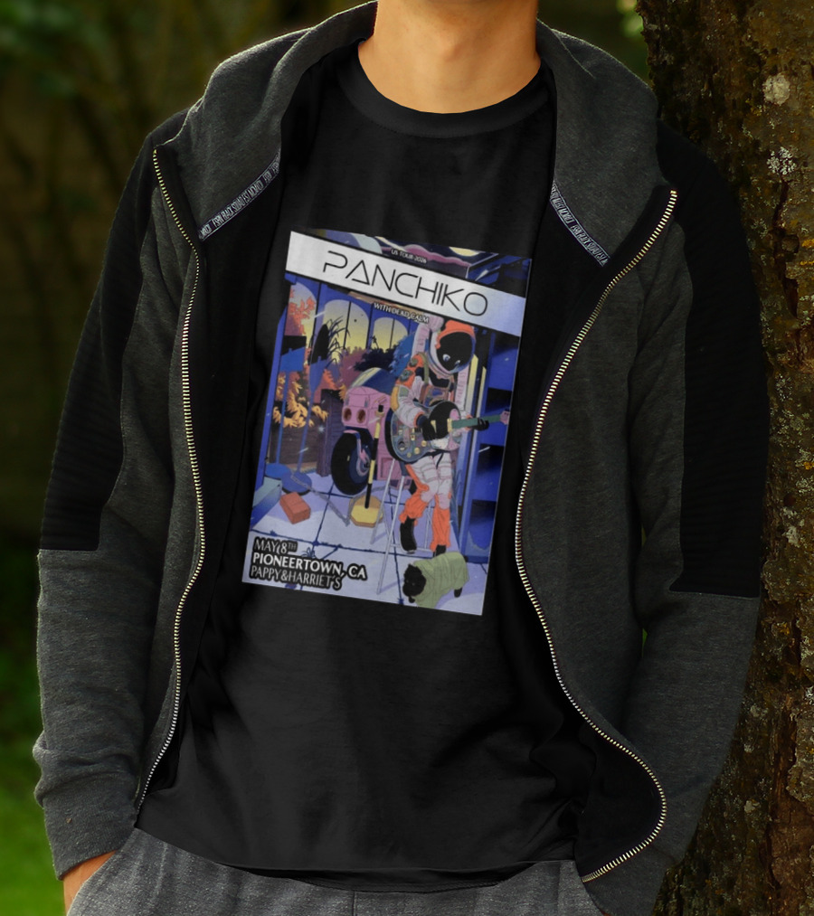 Panchiko US Tour 2026 Pioneertown CA May 8th Pappy & Harriet's With Dead Calm T-Shirt