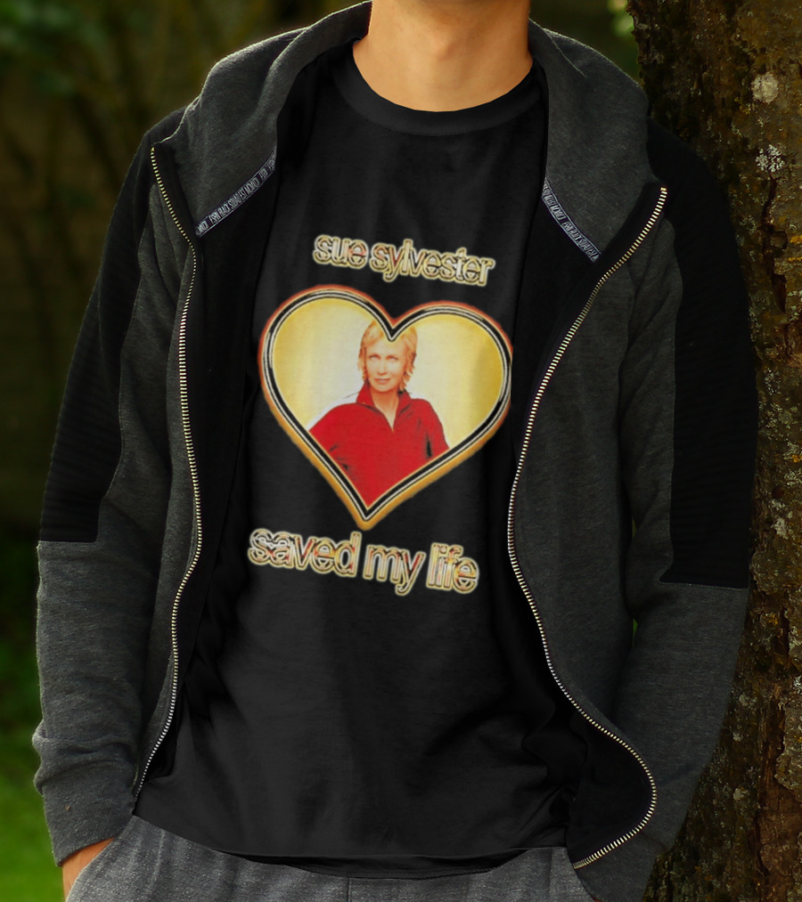 Sue Sylvester Saved My Life Heart T-Shirt
