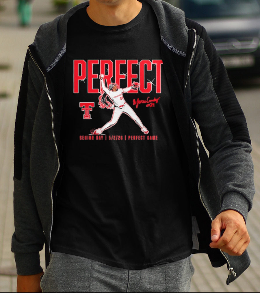 Texas Tech Softball Senior Day Lubbock Perfect Game NiJaree Canady T-Shirt