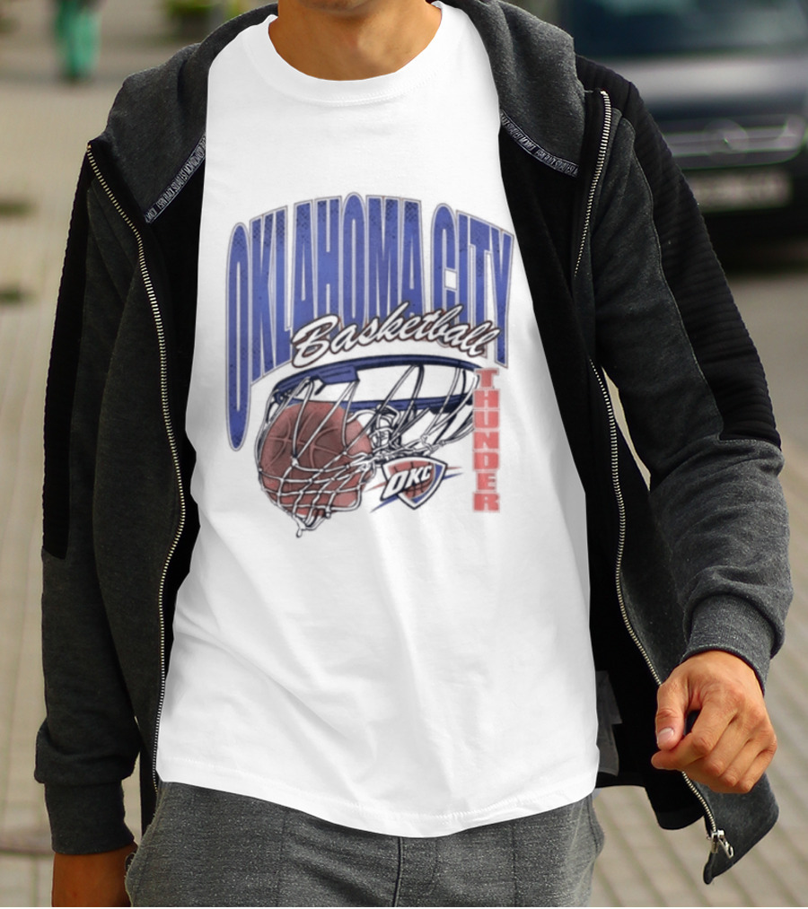 Oklahoma City Basketball Swish 2026 T-Shirt