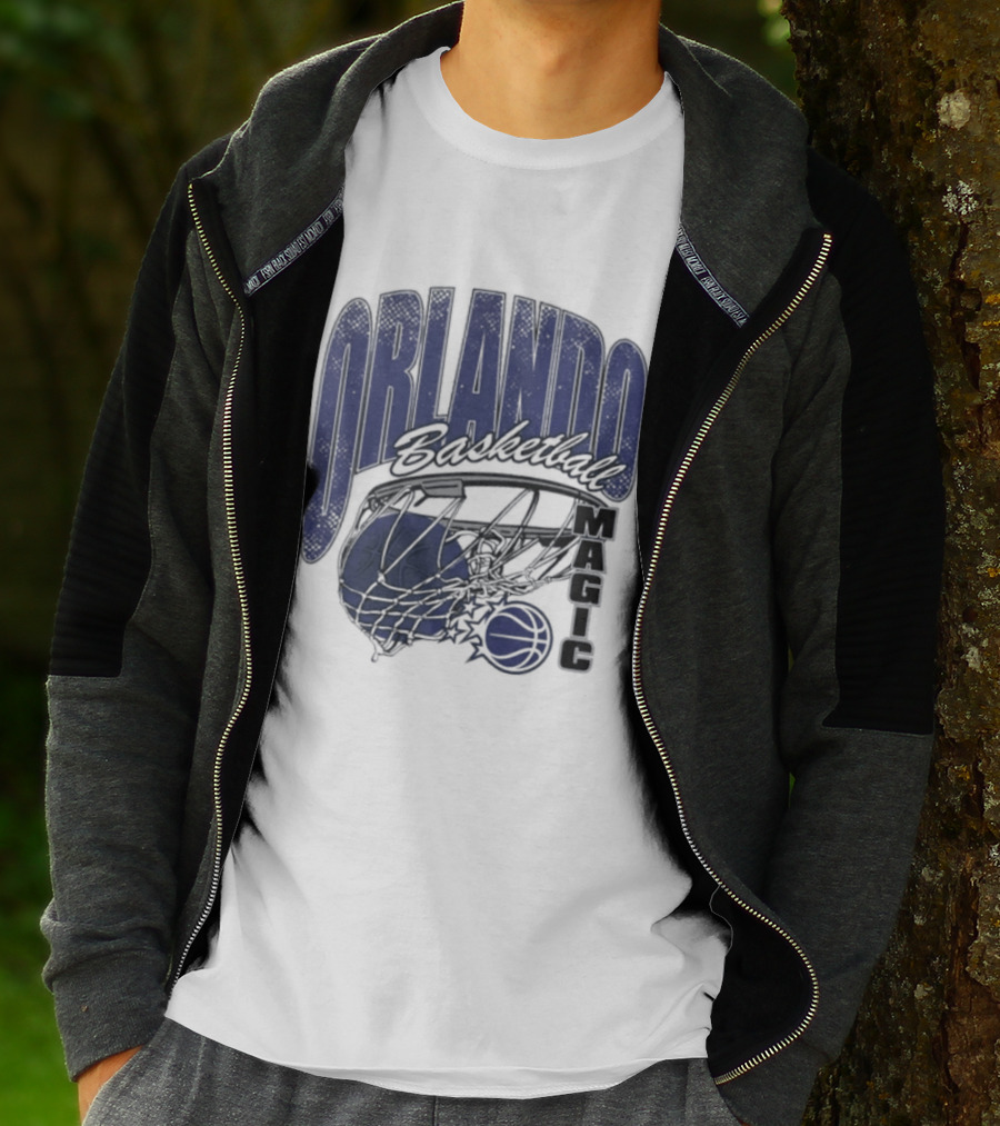 2026 Orlando Magic Basketball Script Swish T-Shirt