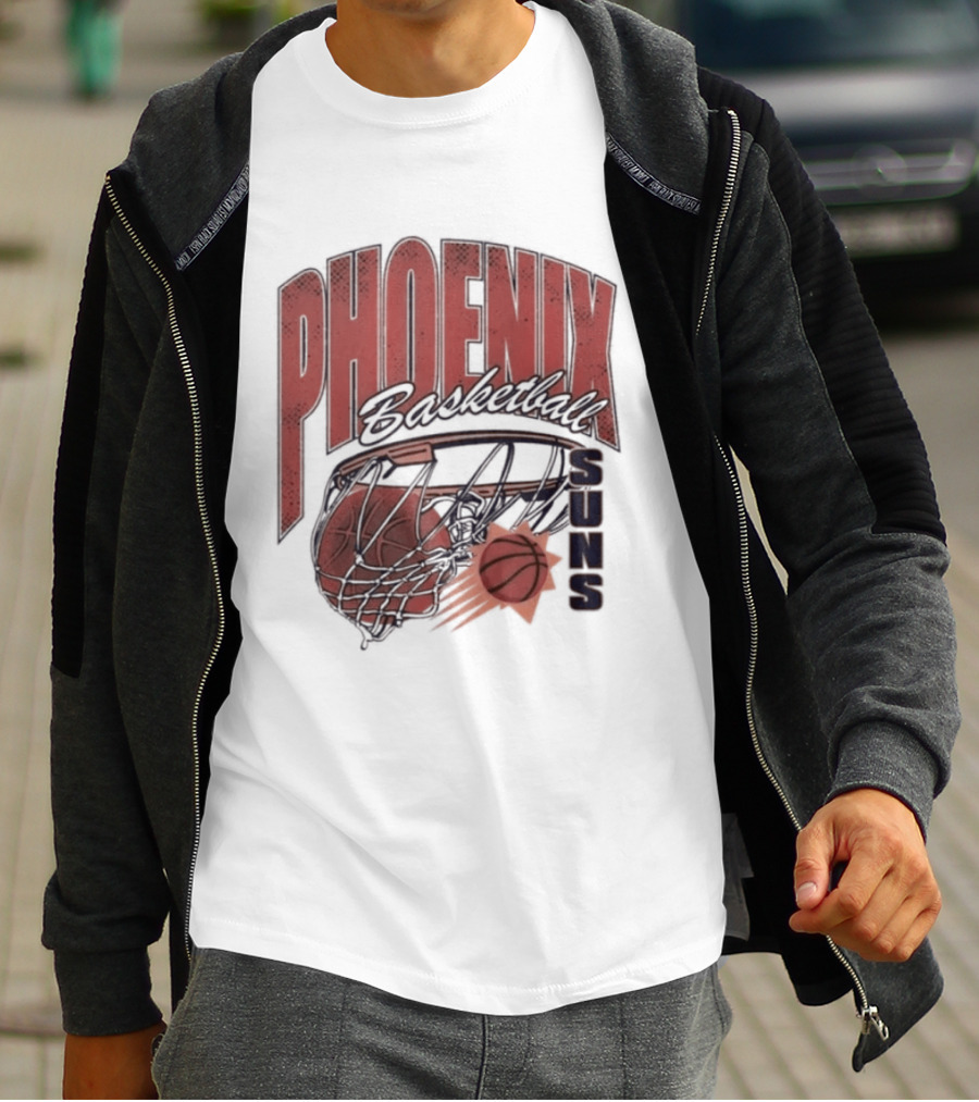 Phoenix Suns Basketball 2026 Swish Script T-Shirt