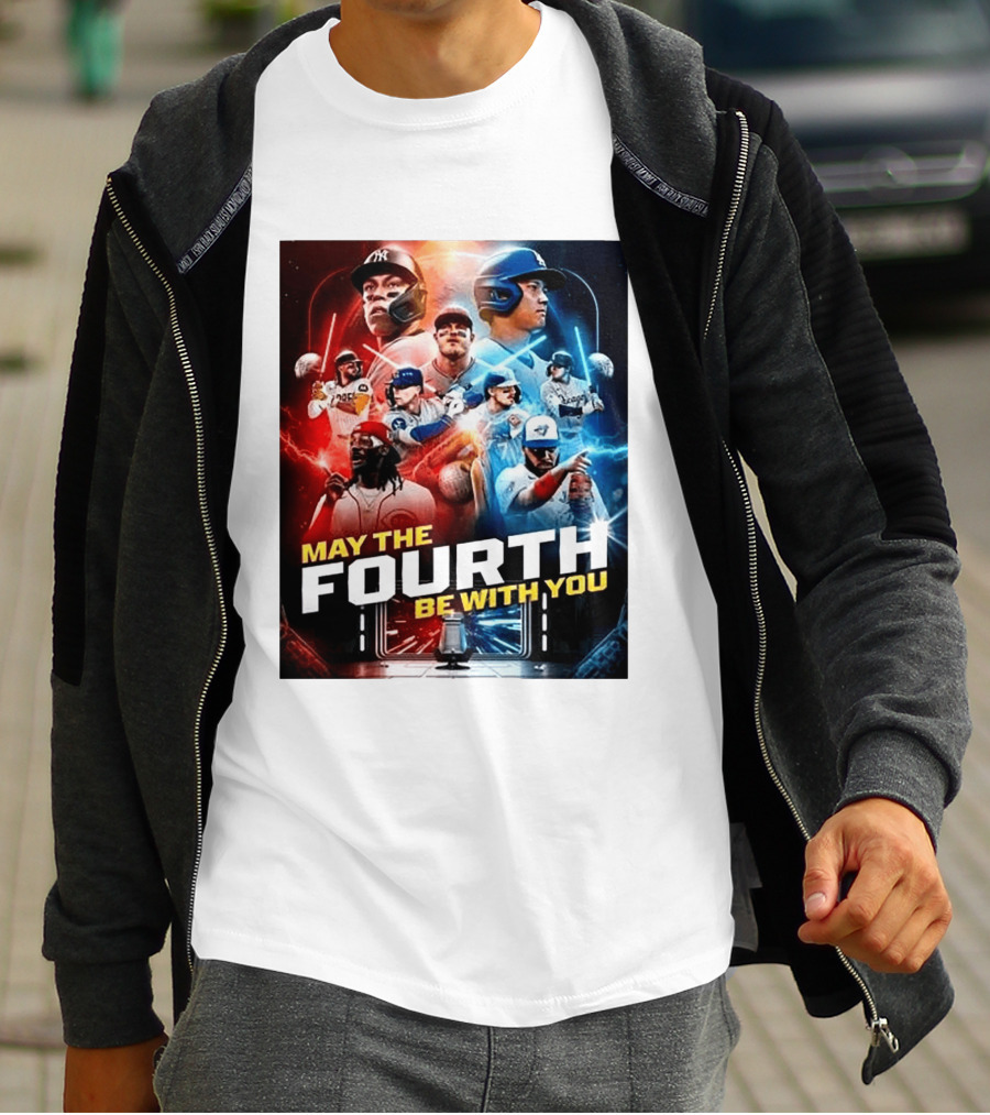 May The Fourth Be With You MLB Star Wars Day 2026 Celebration T-Shirt