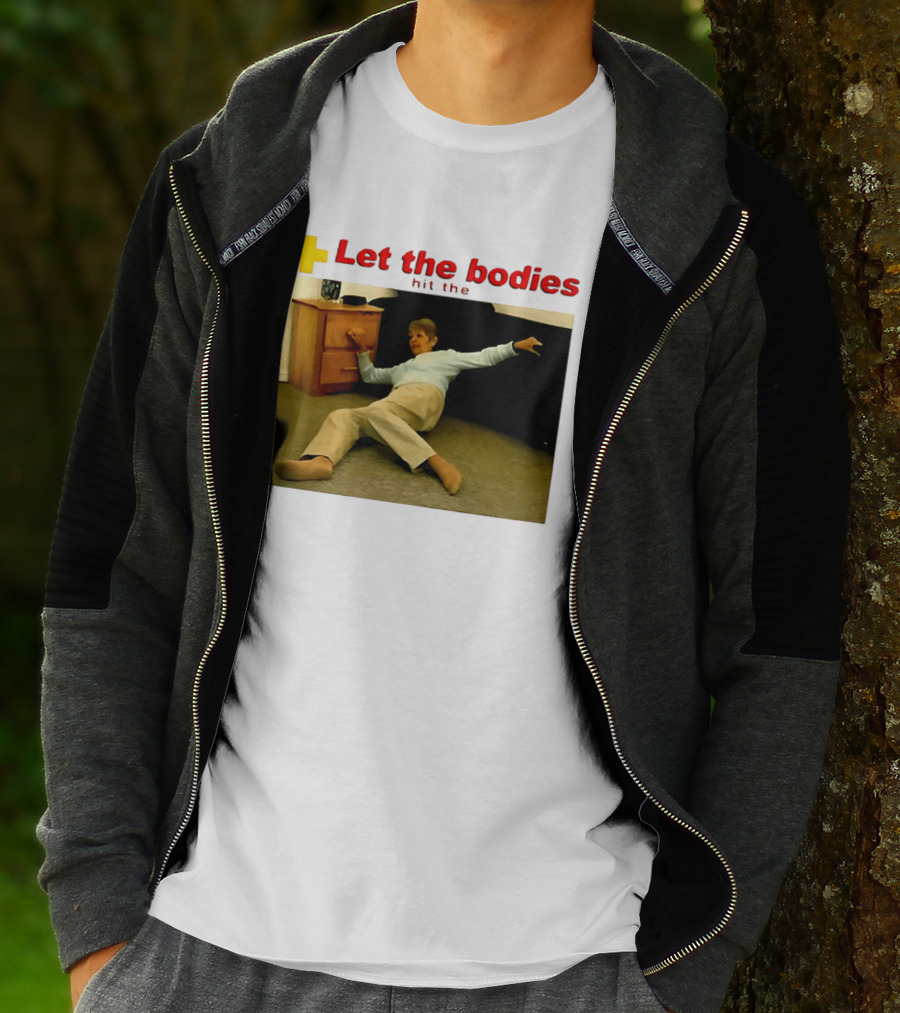 Let The Bodies Hit The Floor Meme With Woman Falling T-Shirt