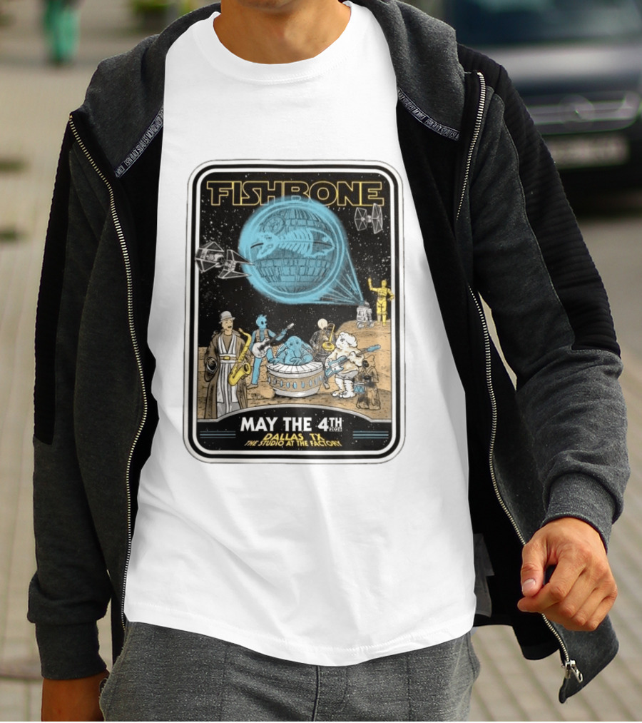 FISHBONE May 4 2026 Dallas TX Tour With Star Wars T-Shirt
