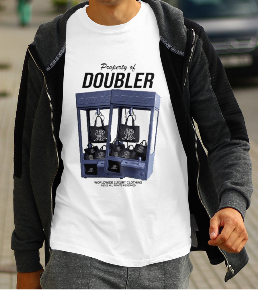 Worldwide Luxury Clothing Property Of Doubler Claw Machine T-Shirt