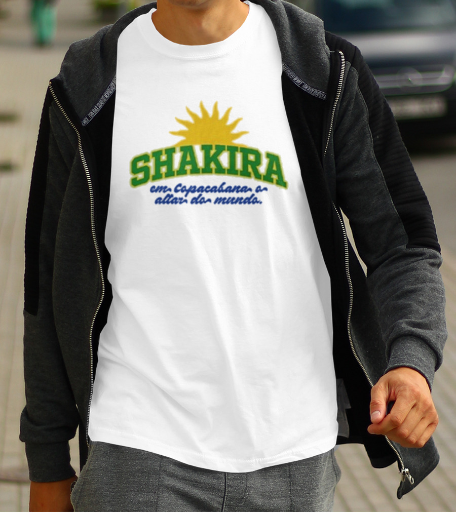 Shakira Em Copacabana E Além Do Mundo T-Shirt