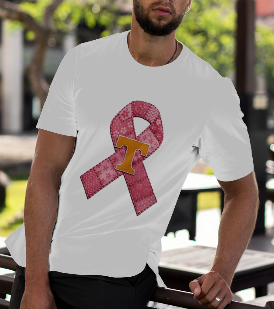 Tennessee Volunteers Pink Ribbon Breast Cancer Awareness T-Shirt