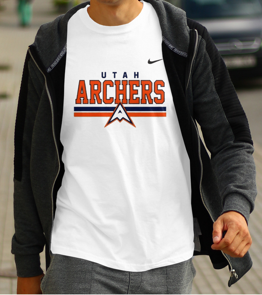 Utah Archers Nike Dri FIT Stripe Authentic Teamwear T-Shirt
