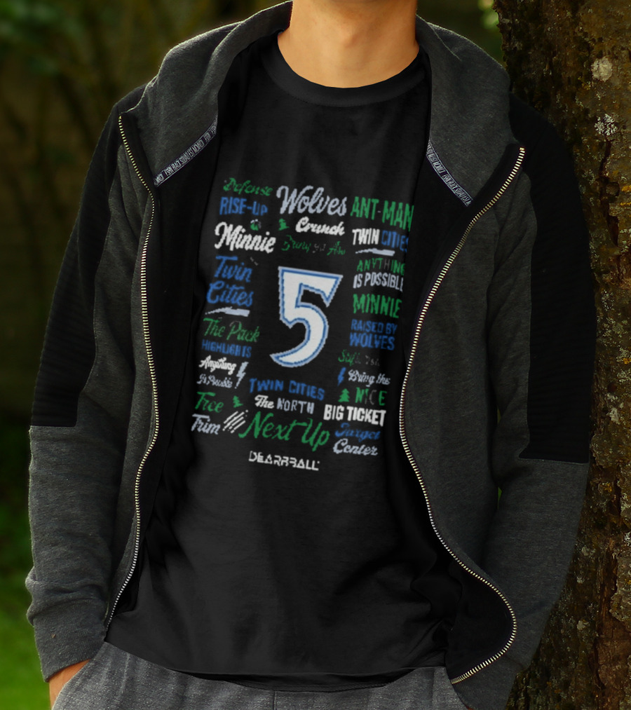 Webber Twin Cities Timberwolves Ant Man Dunk Aerospace Next Up Basketball 5 T-Shirt