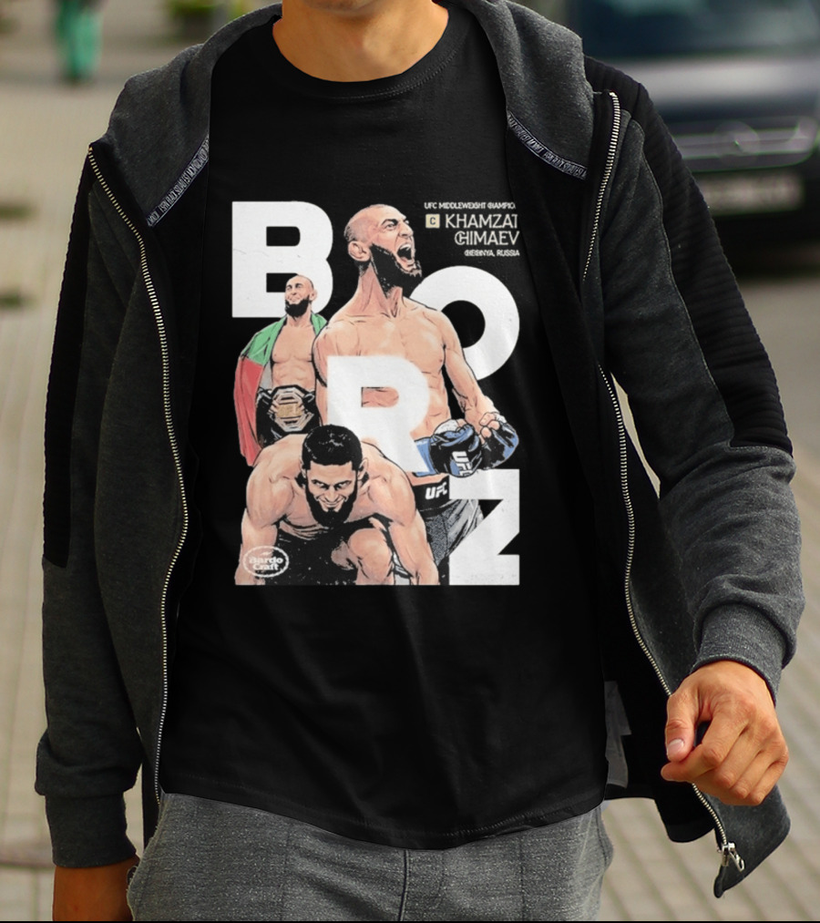 Borz Bardo Craft UFC Khamzat Chimaev T-Shirt