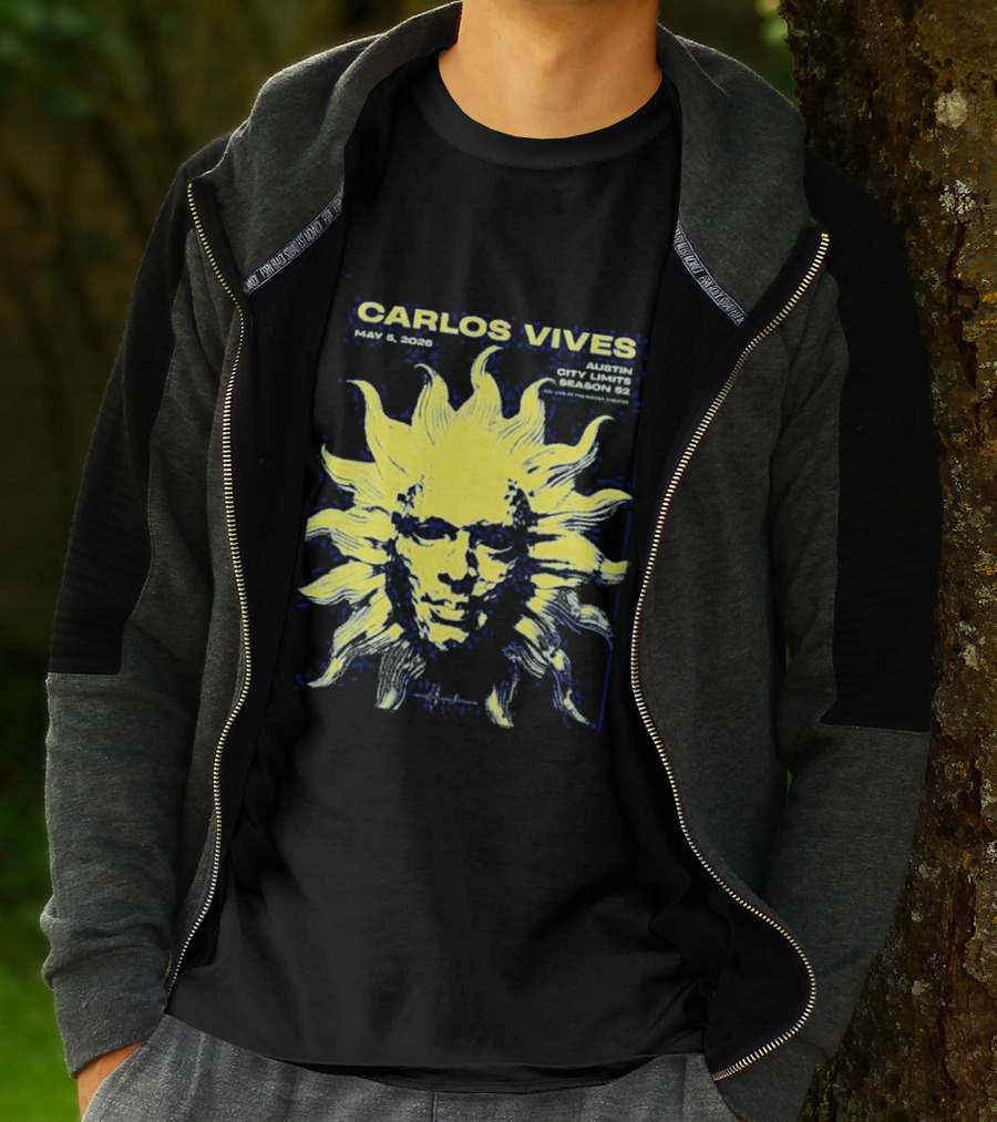 Carlos Vives May 05 2026 Austin Texas Concert Sun T-Shirt