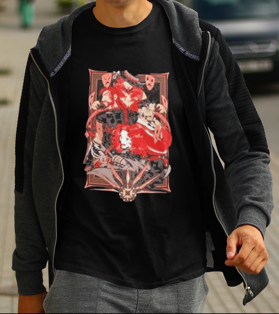 Critical Role Heroes Of Araman Schemers Masked Characters Fantasy T-Shirt