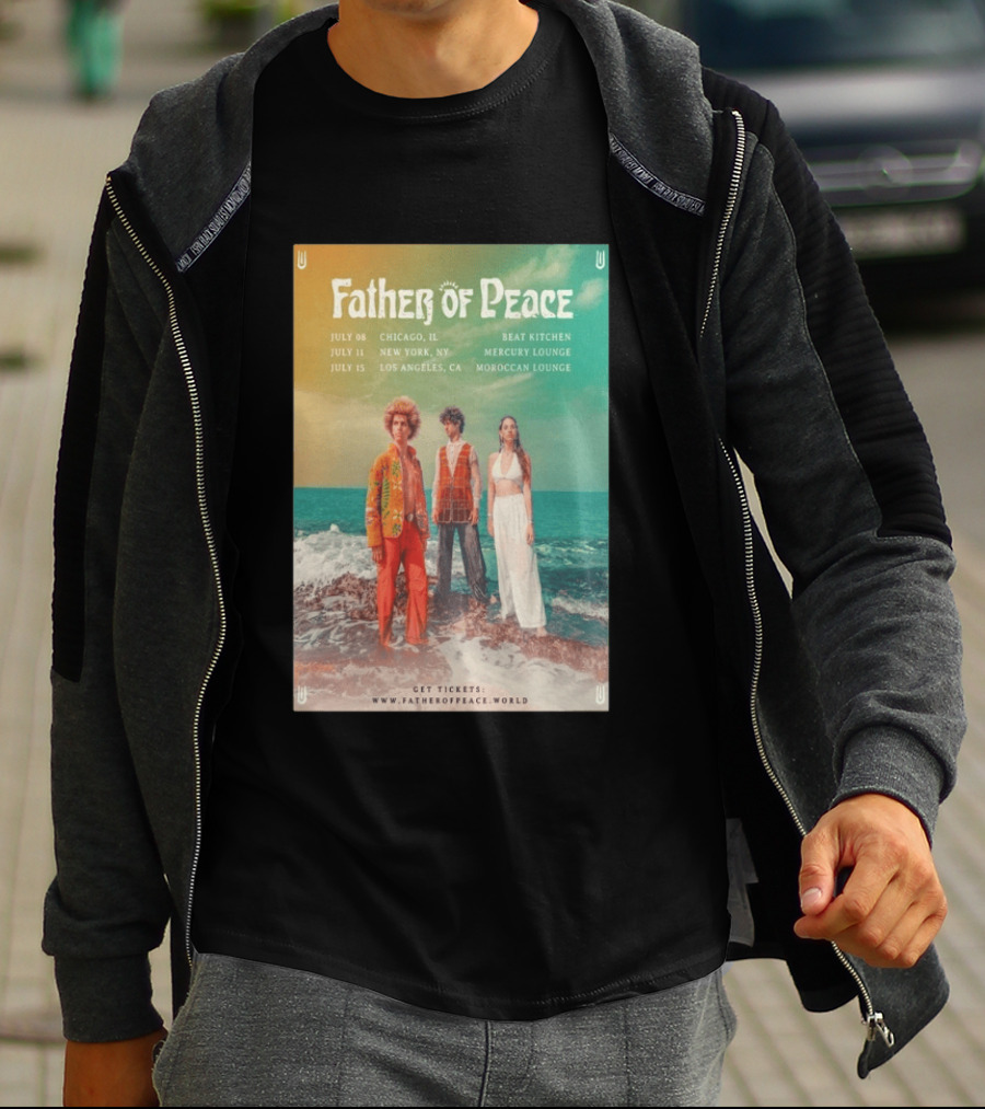 Father Of Peace Fall Tour 2026 Chicago New York Los Angeles T-Shirt