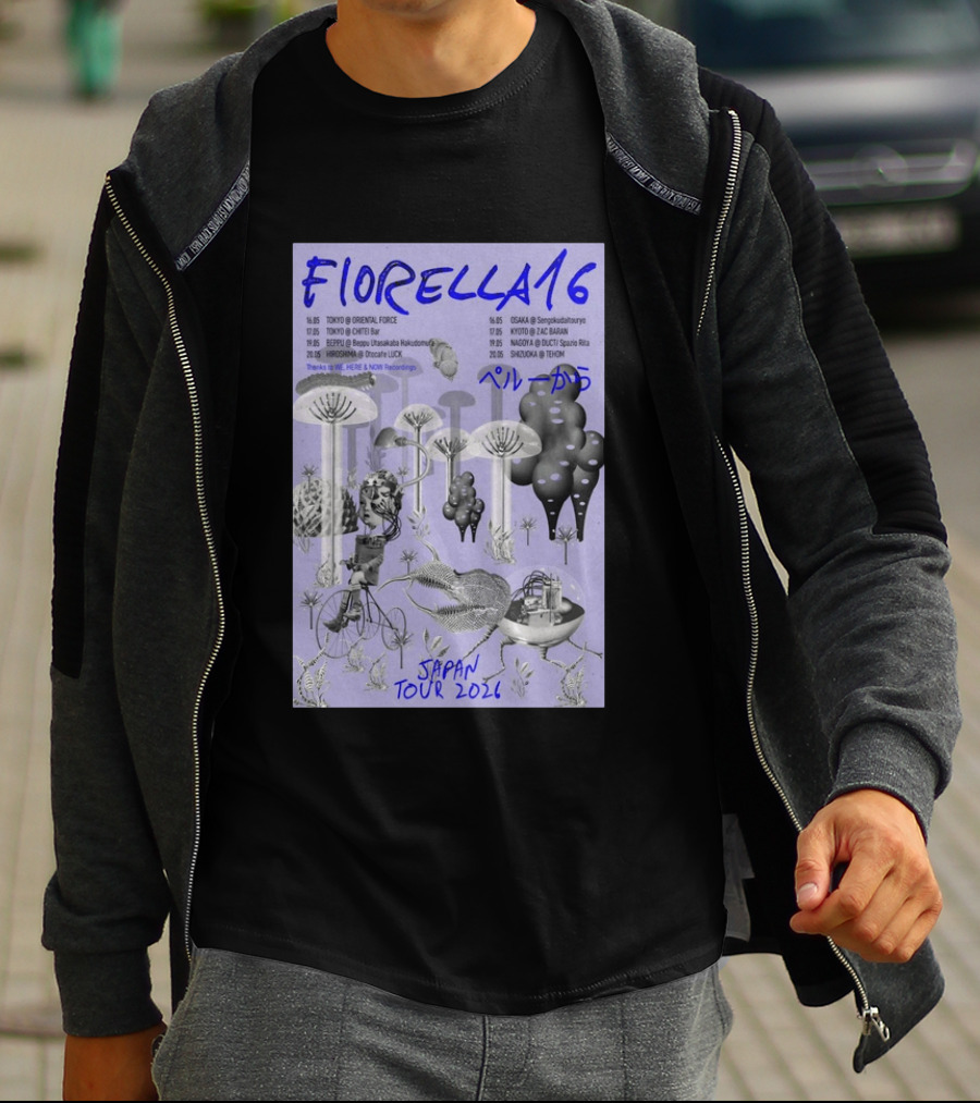 FIORELLA16 Japan Tour 2026 Dates And Locations T-Shirt