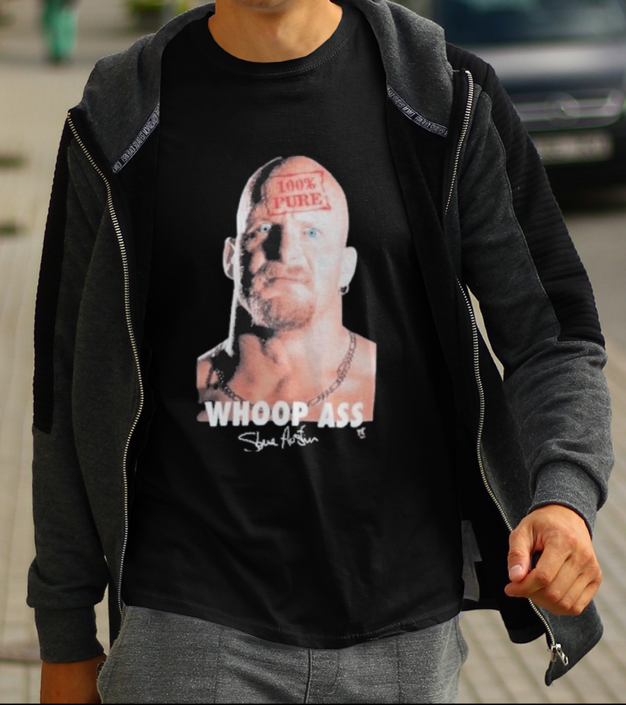 Wyco 1996 Stone Cold Steve Austin 100% Pure Whoop Ass T-Shirt