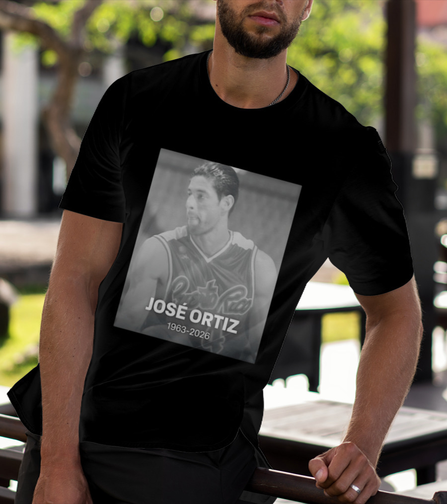 José Ortiz Puerto Rico Basketball 1963 2026 T-Shirt