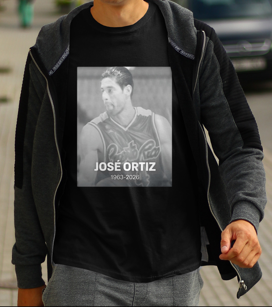 José Ortiz Puerto Rico Basketball 1963 2026 T-Shirt