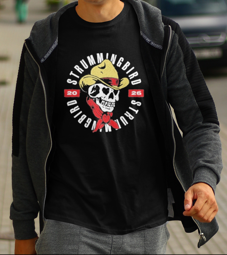 Strummingbird Skull Cowboy 2026 Western Accessories T-Shirt
