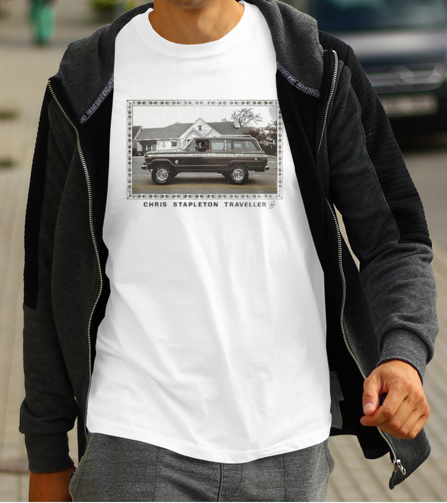 Chris Stapleton Traveller Jeep Vintage Photo T-Shirt