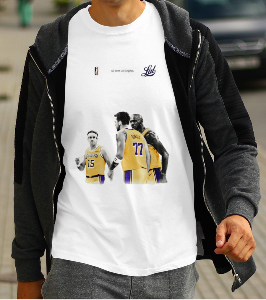 LeBron James Austin Reaves Luka Doncic Lakers Ring Season 2026 Los Angeles NBA Championship Dream Team T-Shirt