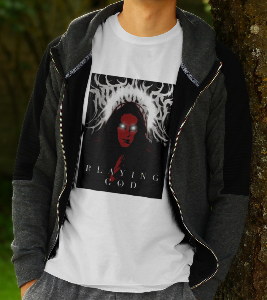 Notshiva Playing God Gothic Dark T-Shirt