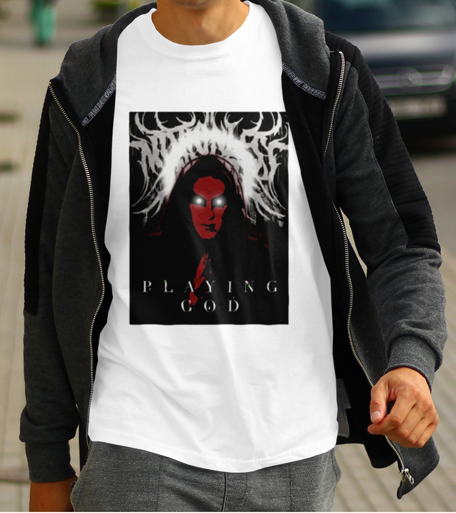 Notshiva Playing God Gothic Dark T-Shirt