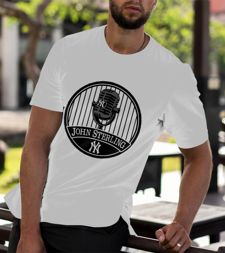 John Sterling Microphone New York Yankees Remembrance T-Shirt