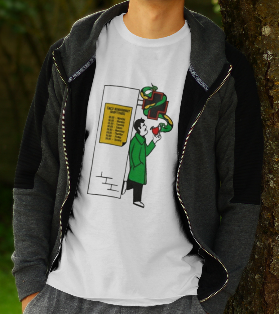 Taco Hemingway Tour 2026 Snake Grafik Wegowa Szef Smoove Baron Friday T-Shirt
