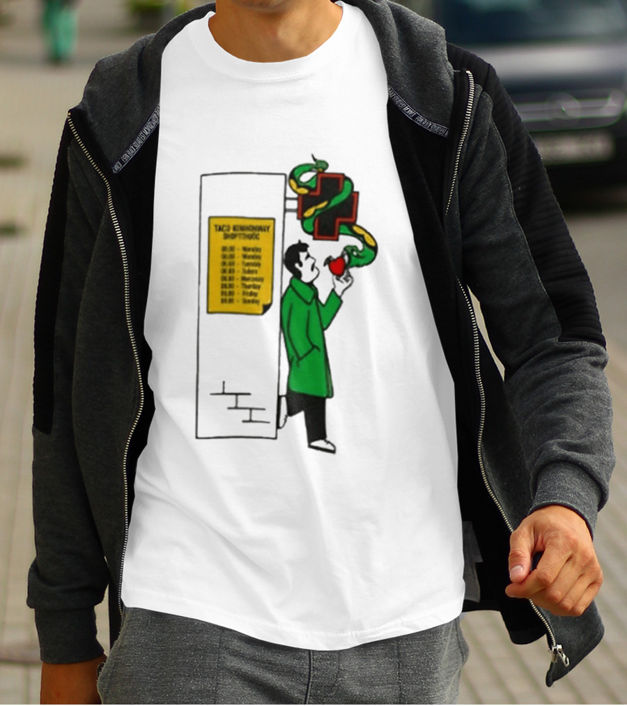 Taco Hemingway Tour 2026 Snake Grafik Wegowa Szef Smoove Baron Friday T-Shirt