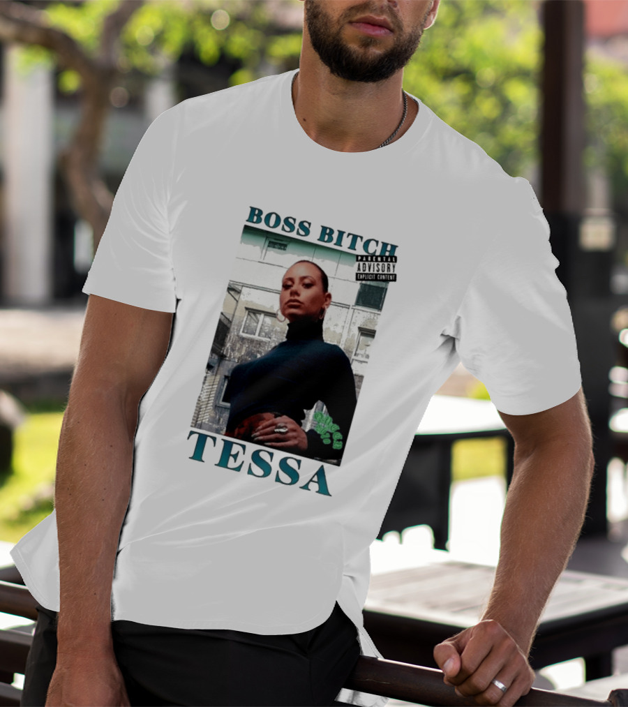 BOSS BITCH TESSA Explicit Content Warning T-Shirt
