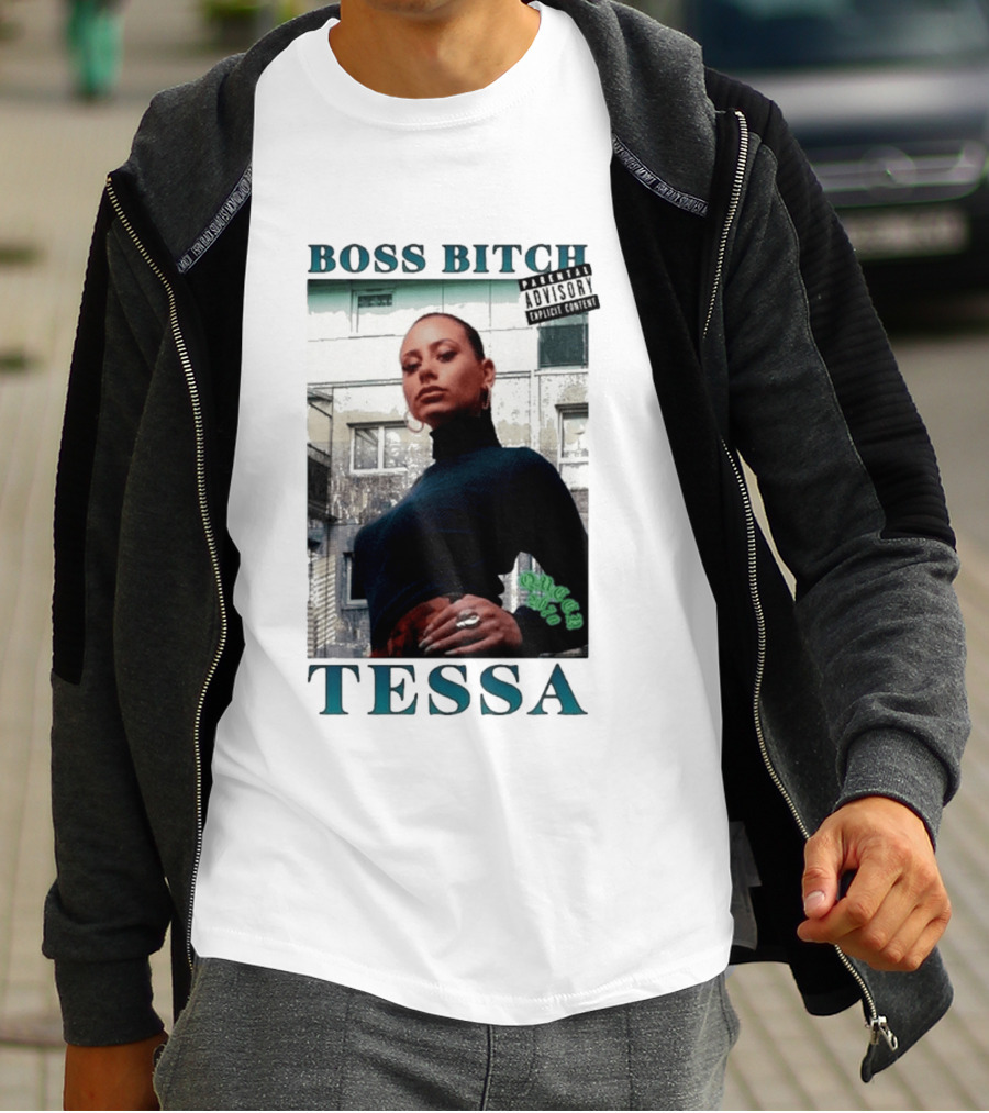 BOSS BITCH TESSA Explicit Content Warning T-Shirt