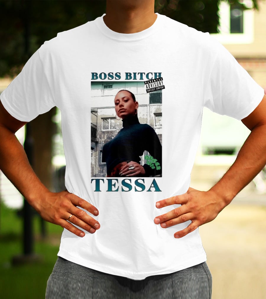BOSS BITCH TESSA Explicit Content Warning T-Shirt