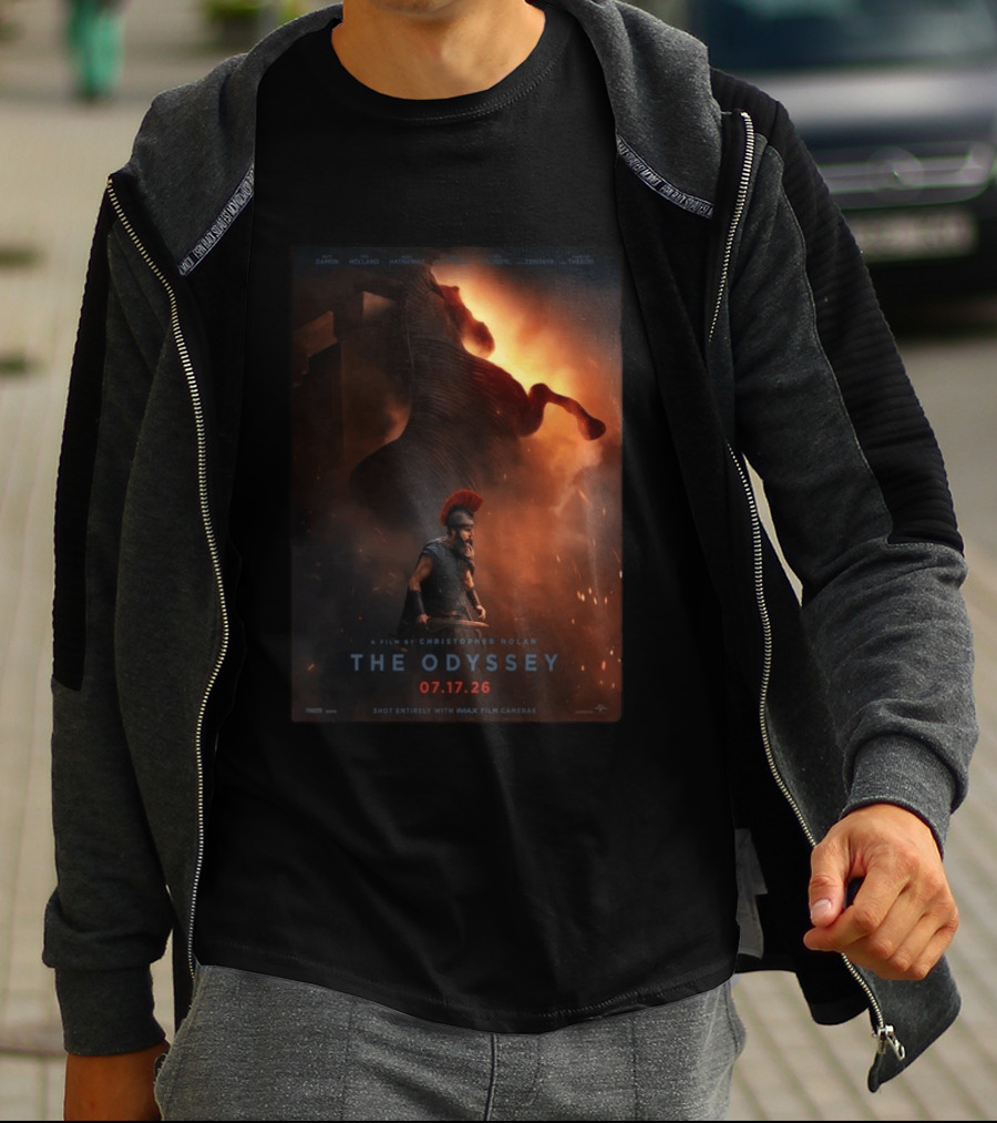 The Odyssey July 17 2026 A Film By Christopher Nolan IMAX Epic T-Shirt
