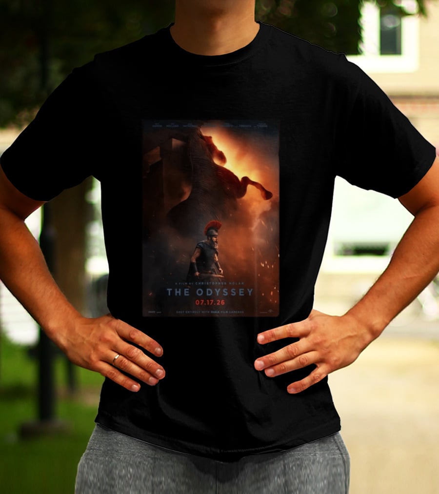 The Odyssey July 17 2026 A Film By Christopher Nolan IMAX Epic T-Shirt