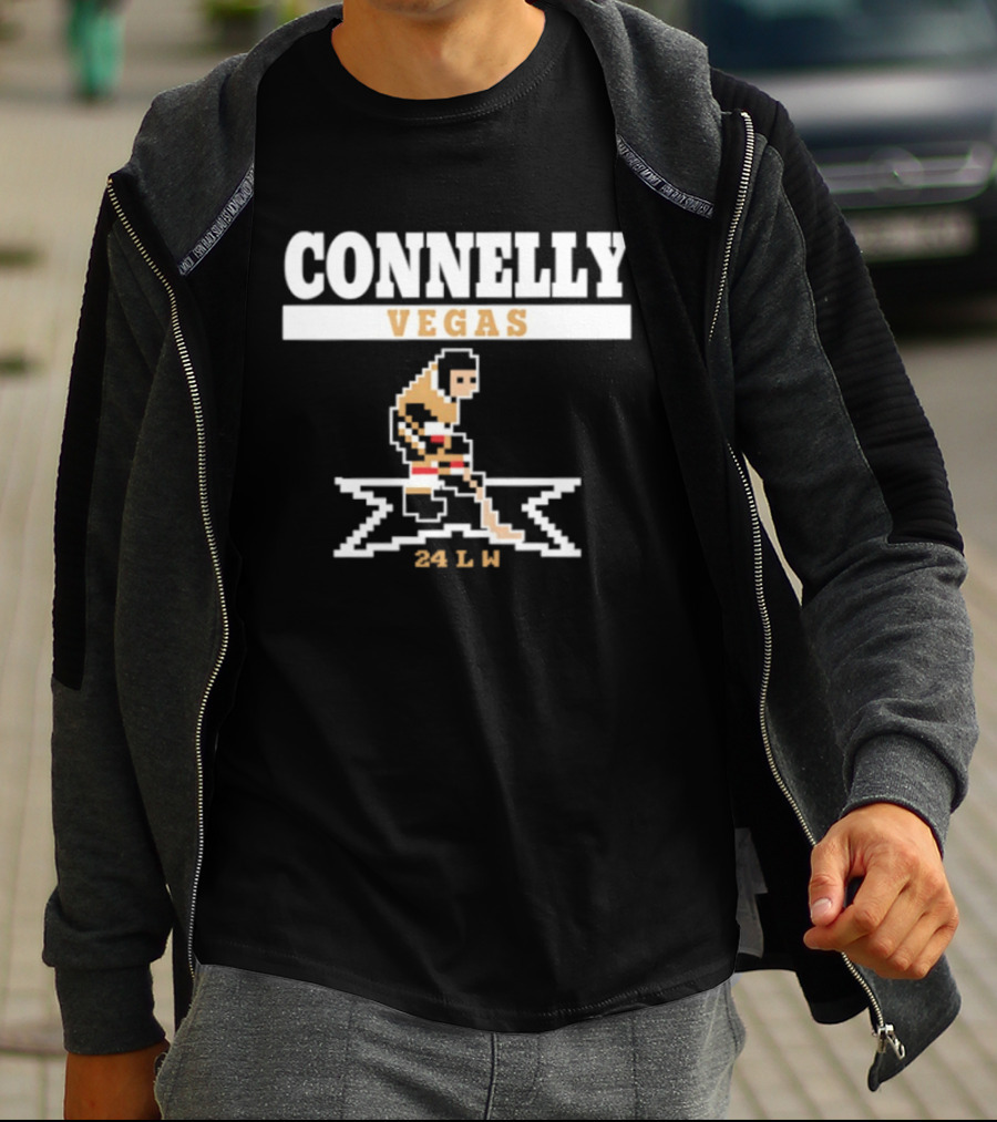 Connelly Vegas Golden Knights 24 LW Hockey Player T-Shirt