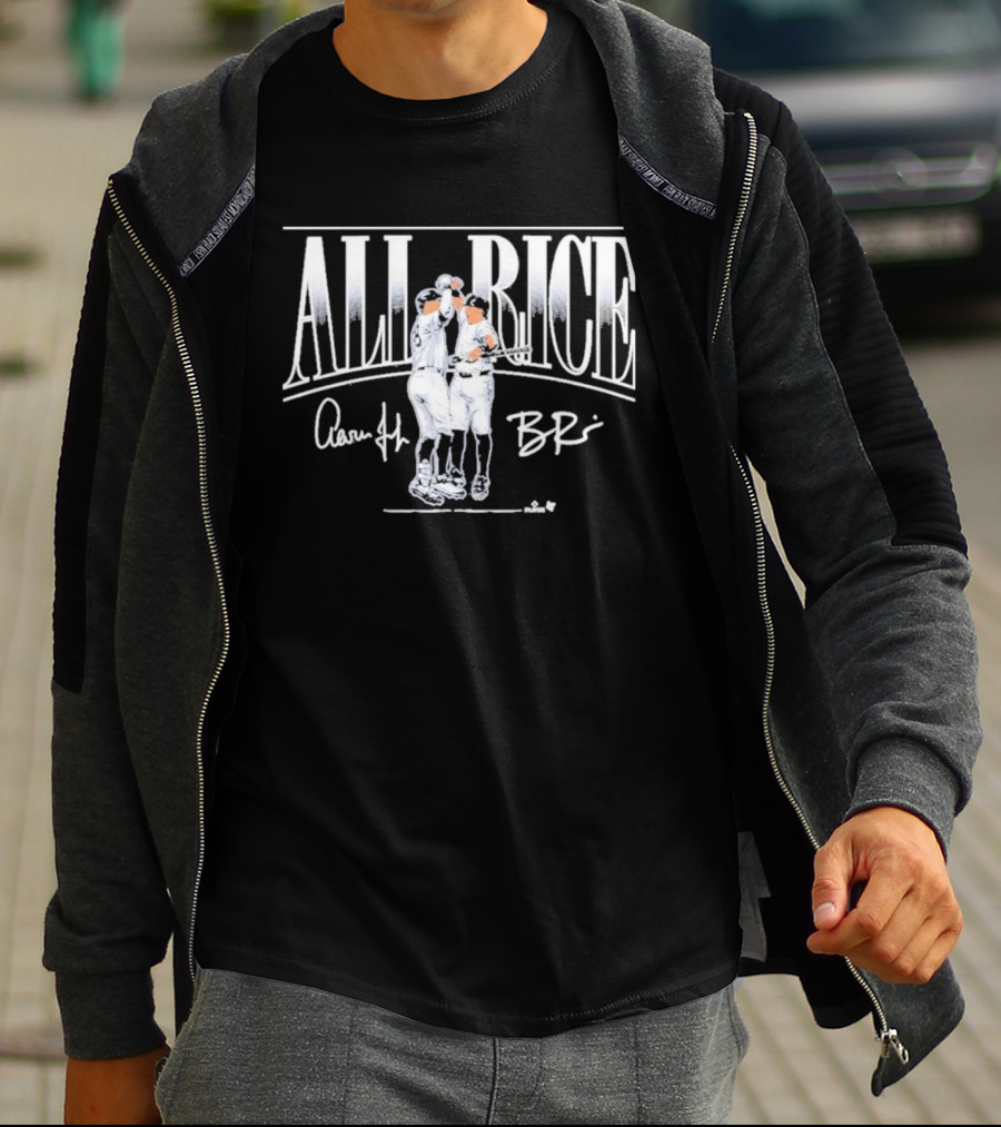 ALL RICE Aaron Judge Ben Rice Celebration T-Shirt