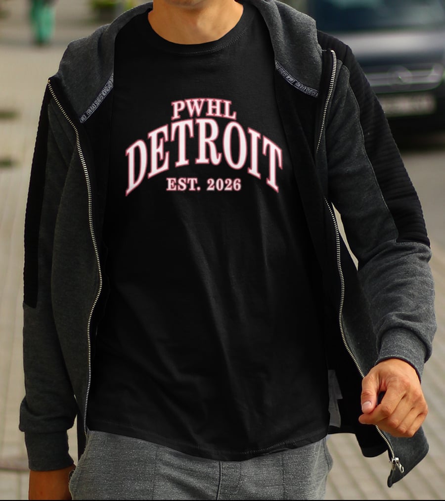 Adult PWHL Detroit EST 2026 Sportiqe Biltmore T-Shirt
